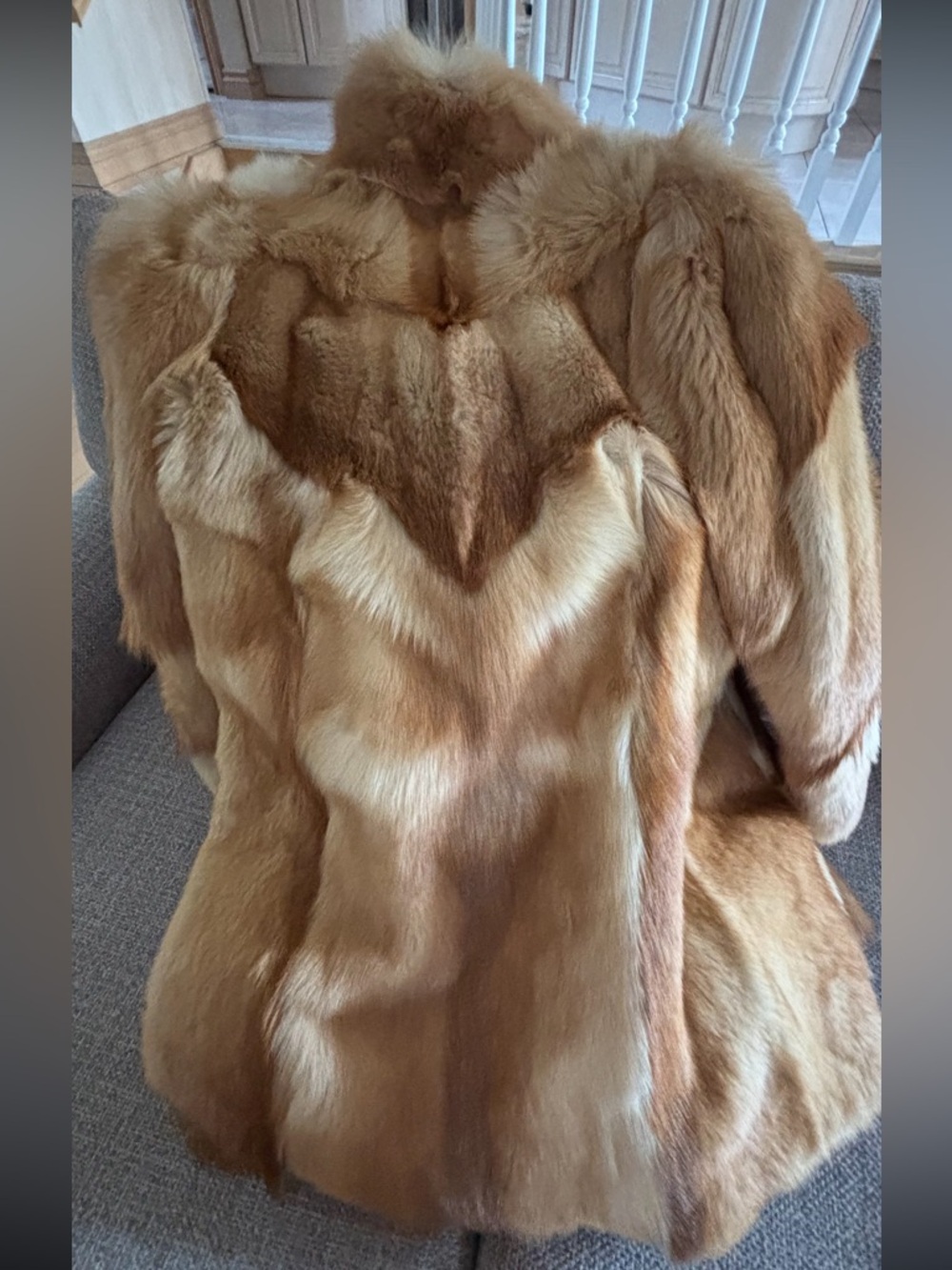 🤎💛 NEW Luxurious Golden Brown Fur Coat